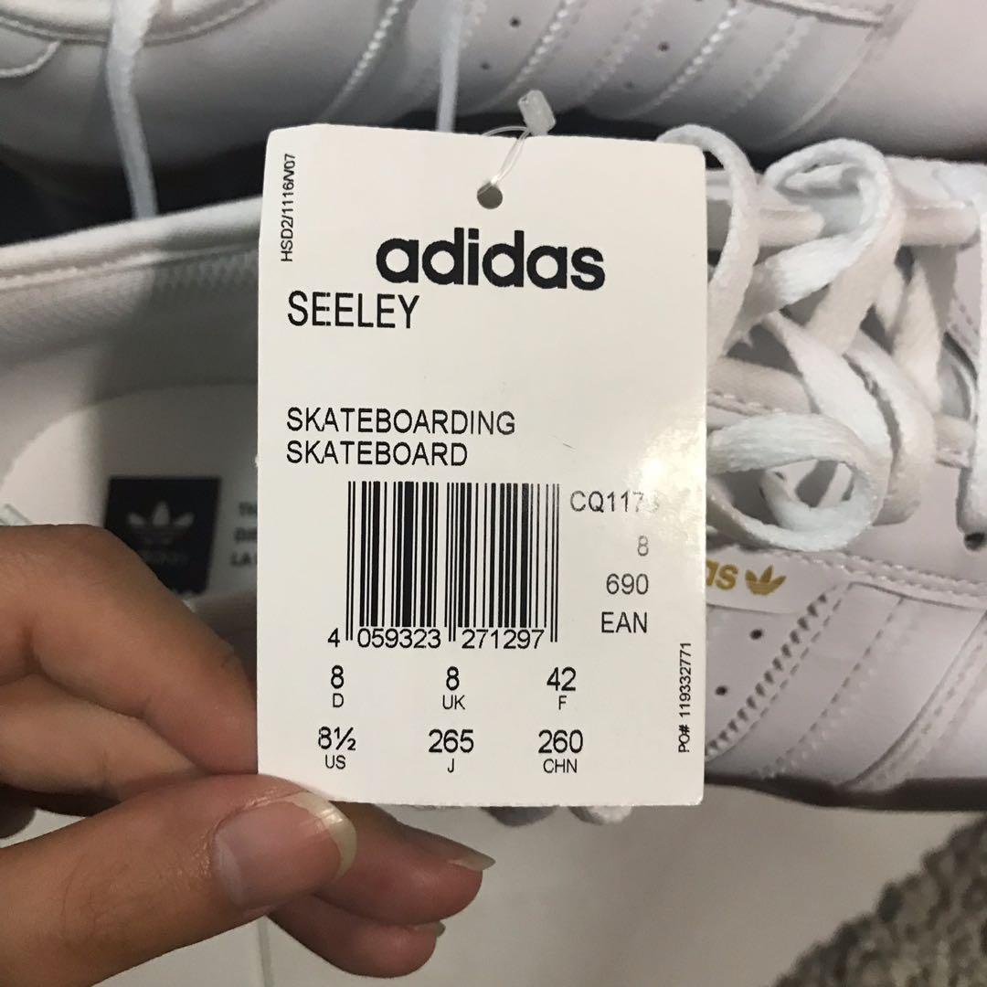 Adidas Seeley White and Gold, Men's 
