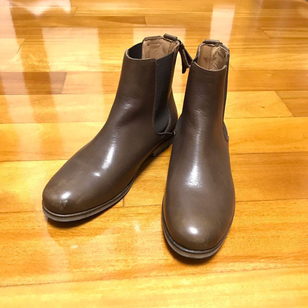 Aigle 真皮短靴leather ankle boots, 女裝 