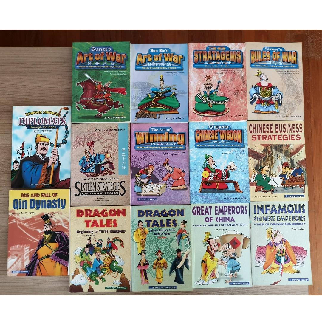 Asiapac Comics Chinese History Strategy Books Stationery