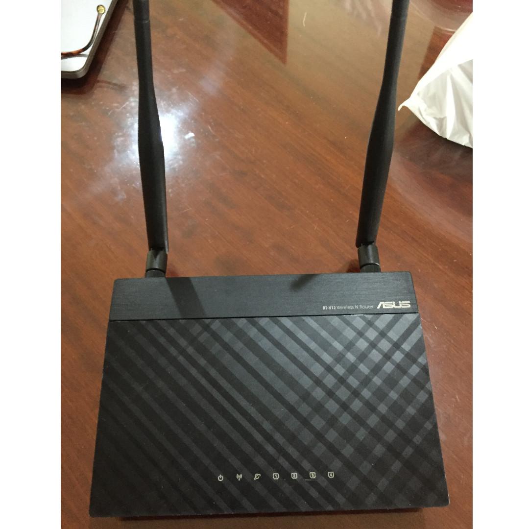 Asus Rt N12 Wifi Router Access Point Electronics Computer Parts Accessories On Carousell