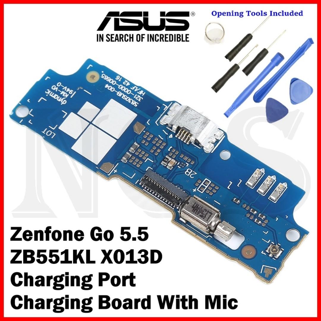 100 Asus Zenfone Go 5 5 Zb551kl X013d Charging Port Charging Board With Mic 8pcs Opening Tools Mobile Phones Tablets Others On Carousell