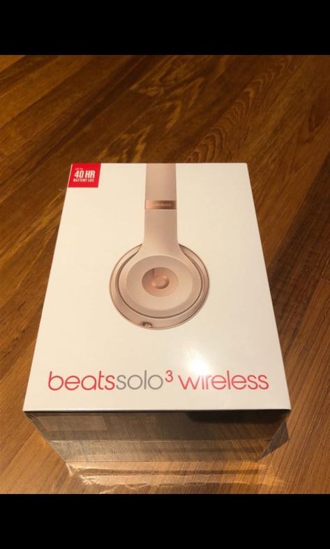 beats solo wireless 3 matte gold