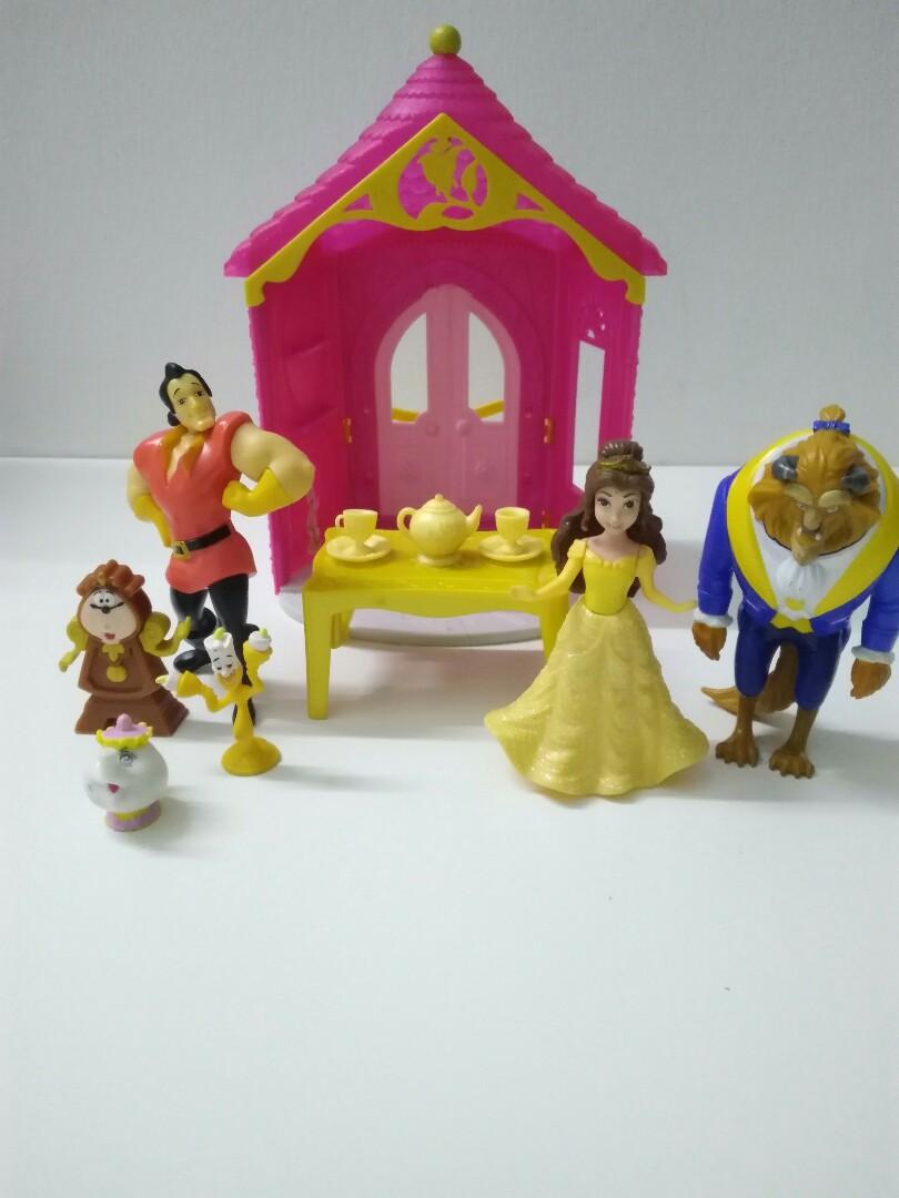 beauty and the beast castle playset