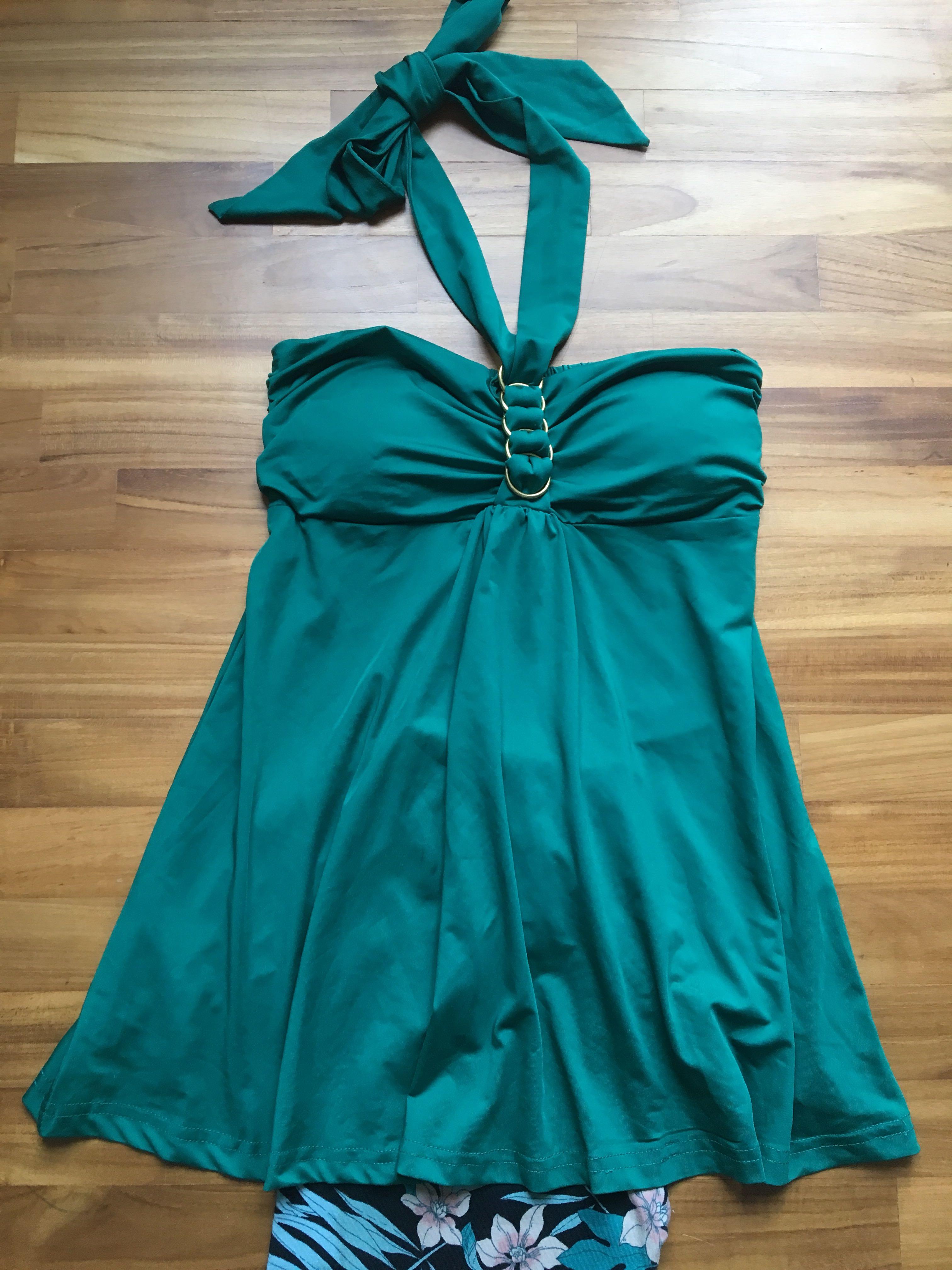 emerald green party top