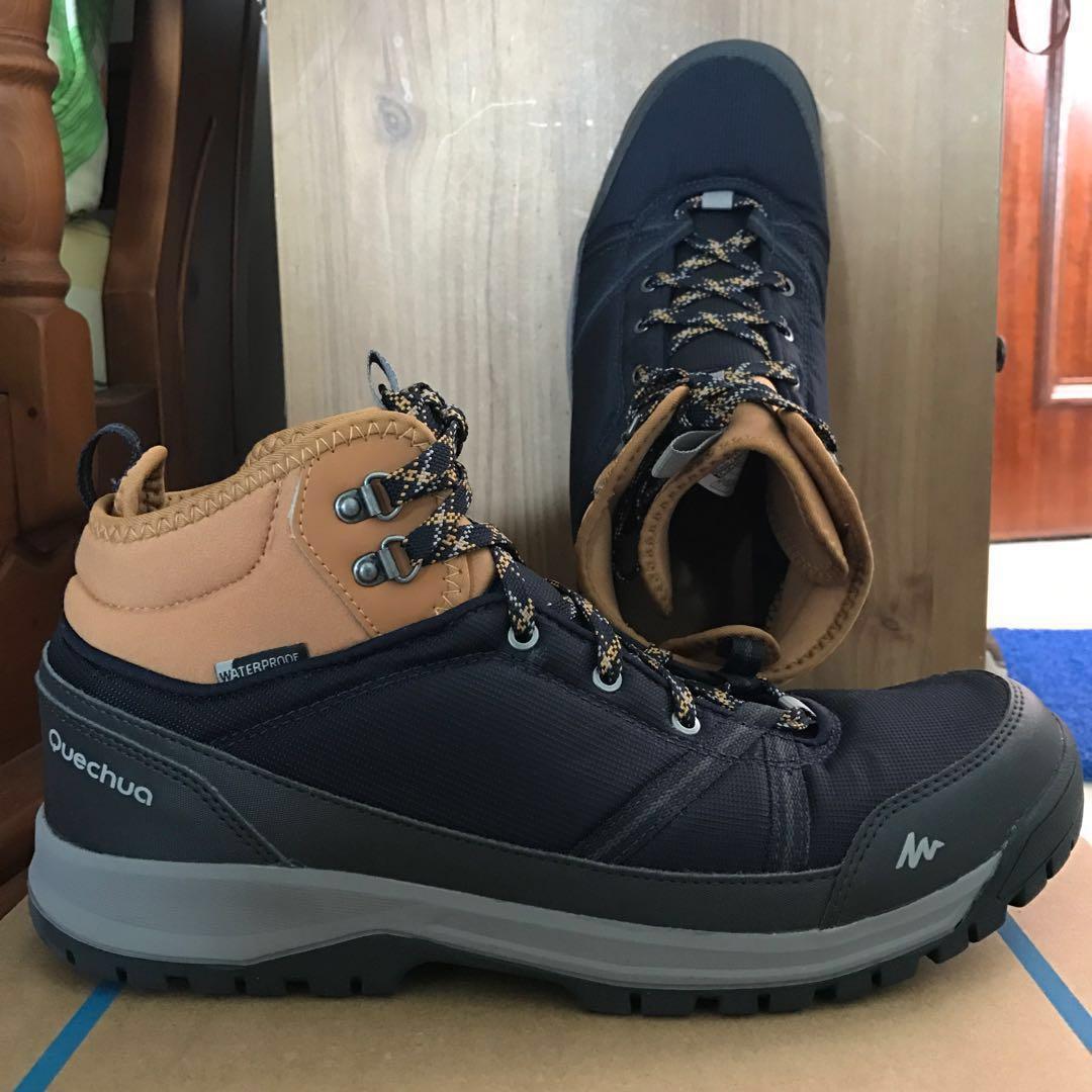 Brand New Quechua Men's NH300 Mid Hiking Shoes, Men's Fashion, Footwear ...