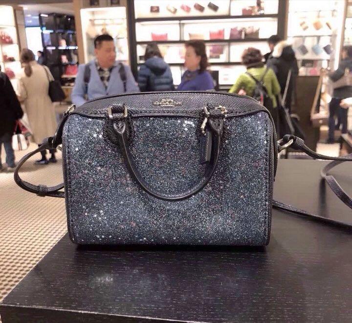 Coach micro bennett on sale satchel with star glitter