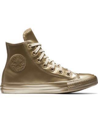 gold converse low tops