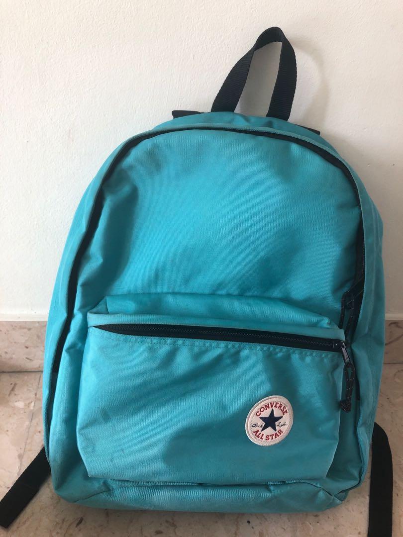 turquoise converse backpack