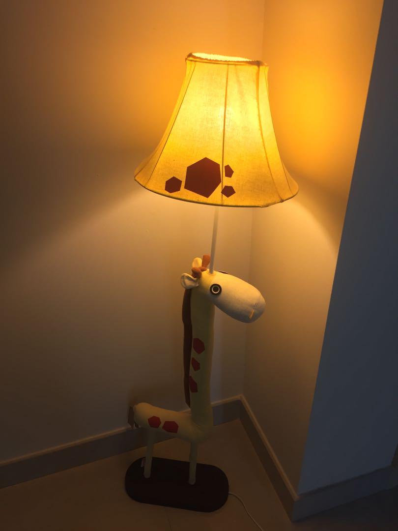 Floor Standing Lamp Giraffe Design Furniture Home Decor