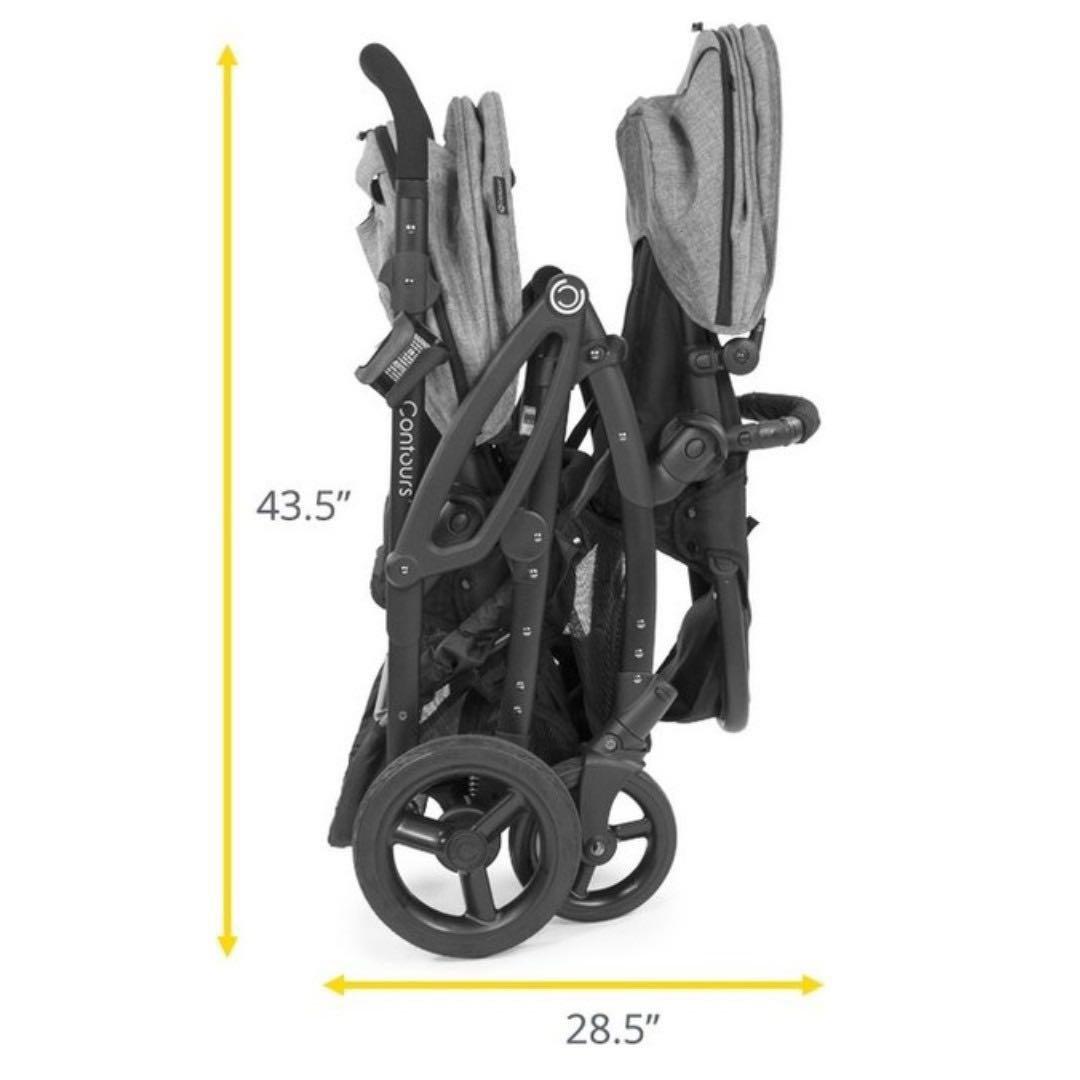 For Rent Kolcraft Contours Options Elite Tandem Double Stroller Babies Kids Strollers Bags Carriers On Carousell