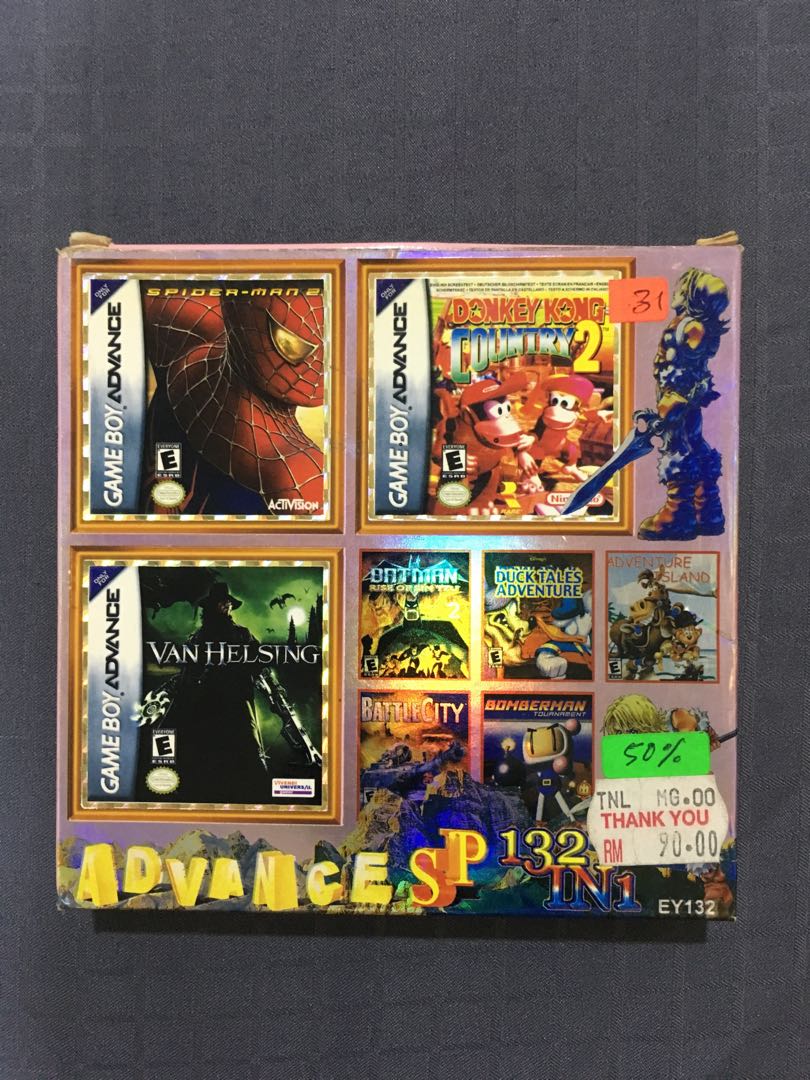 Gameboy Advance SP 132 in 1 Multigame, Video Gaming, Video Games