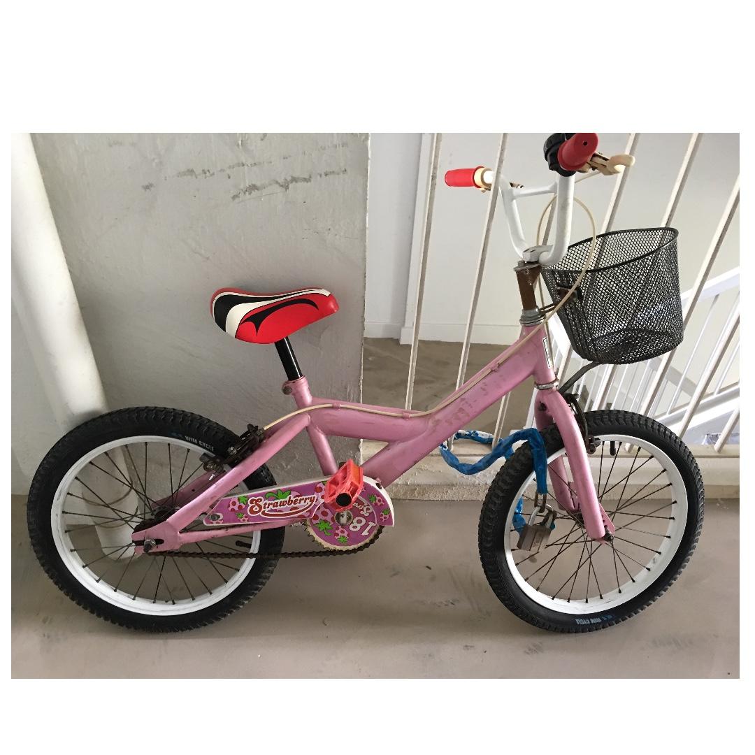 girl cycle pink colour