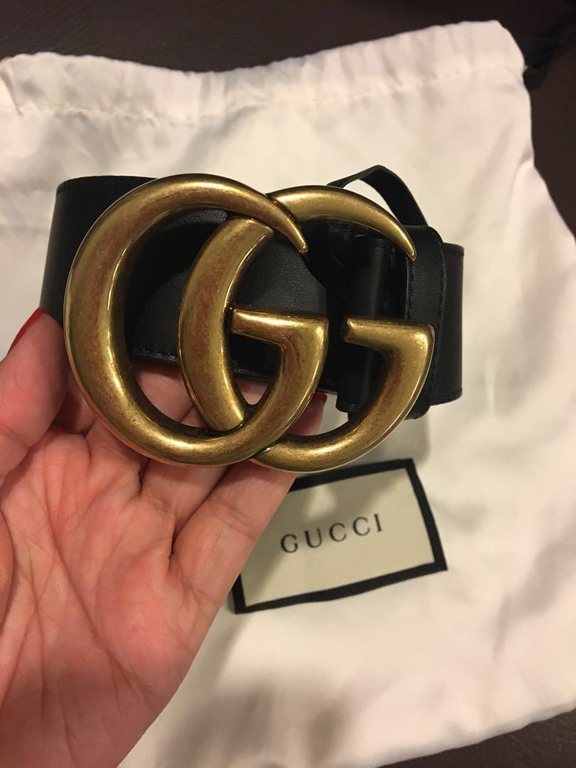 gucci belt bronze