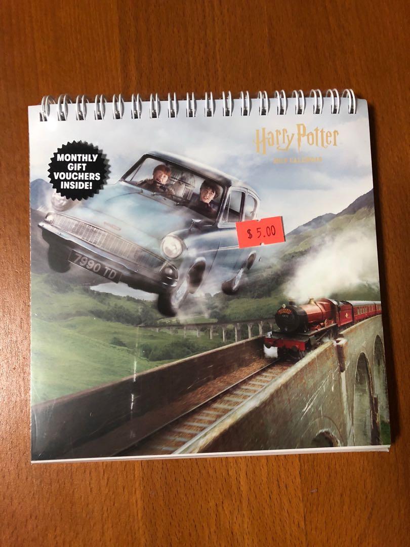 Harry Potter 2019 Desk Calendar Books Stationery Stationery On