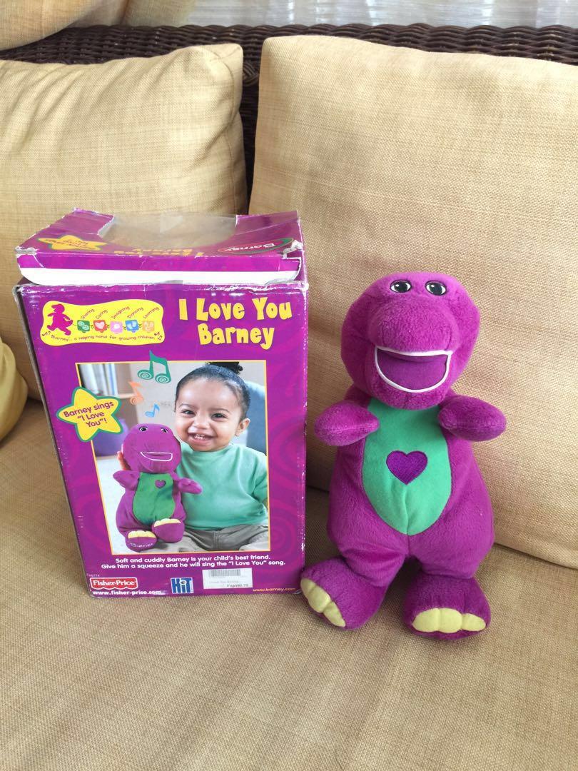 barney toy singing i love you