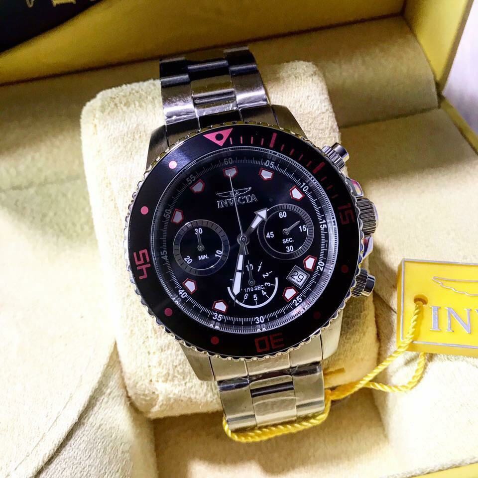 Invicta Pro Diver Men s 45mm Chronograph Watch 21885 Luxury