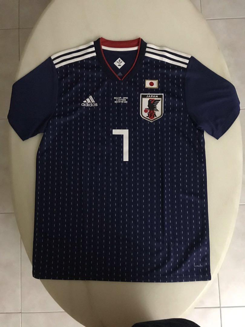 Japan National Team Samurai Blue World Cup 18 Shibasaki Sports Sports Apparel On Carousell