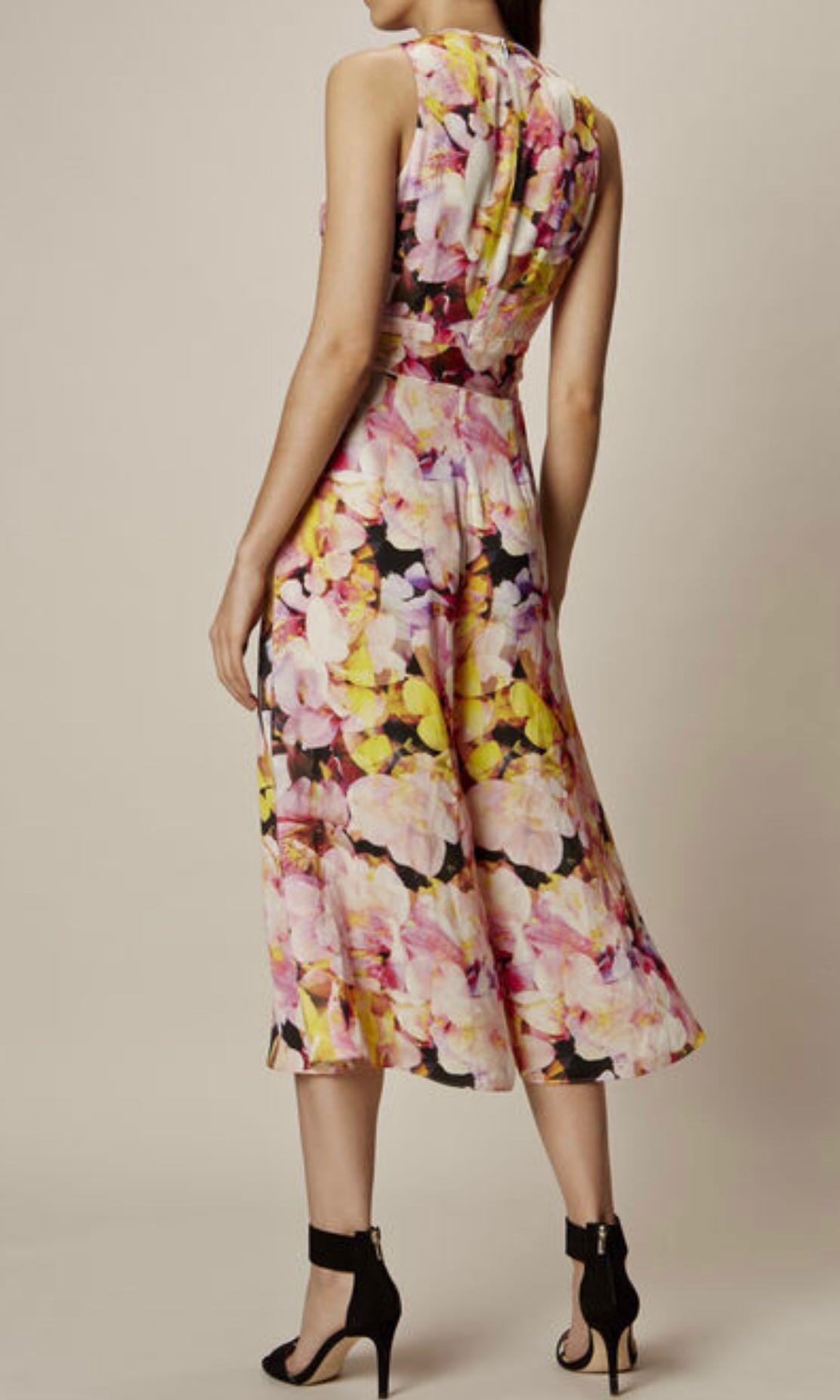 karen millen floral jumpsuit