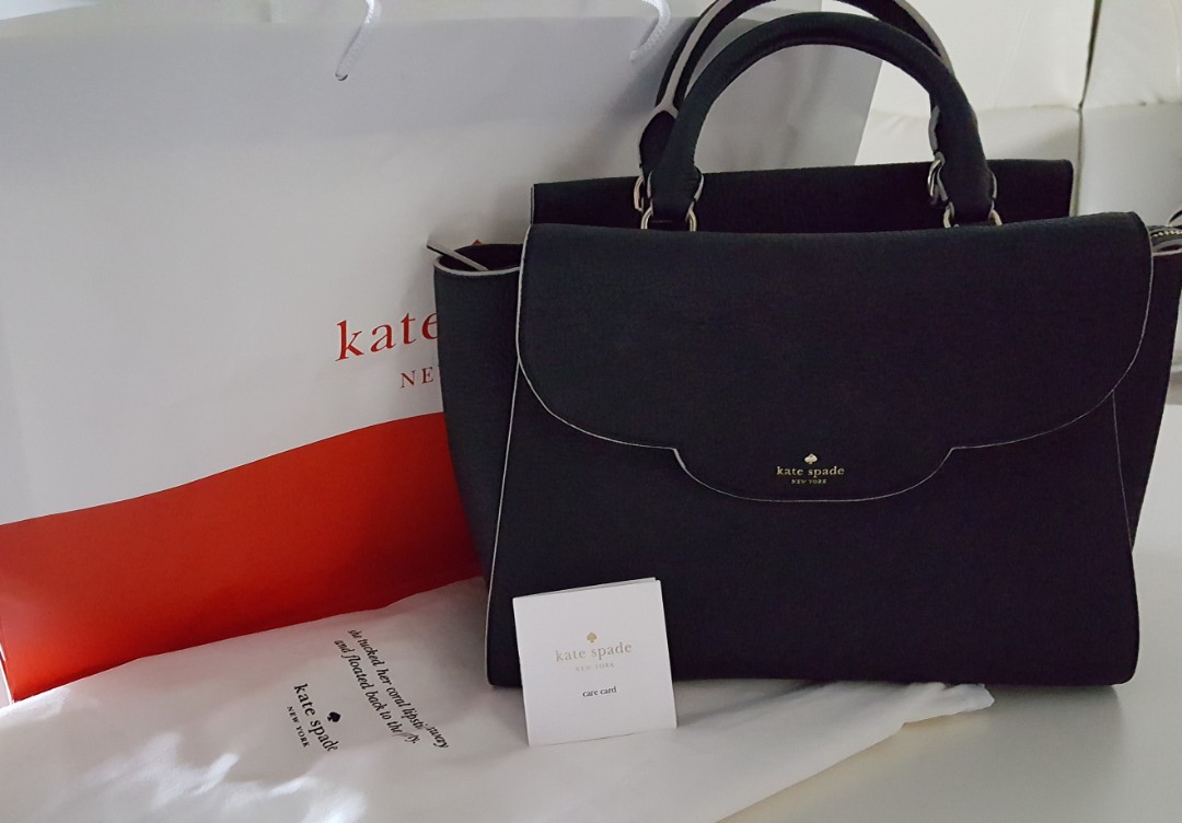 kate spade purse black