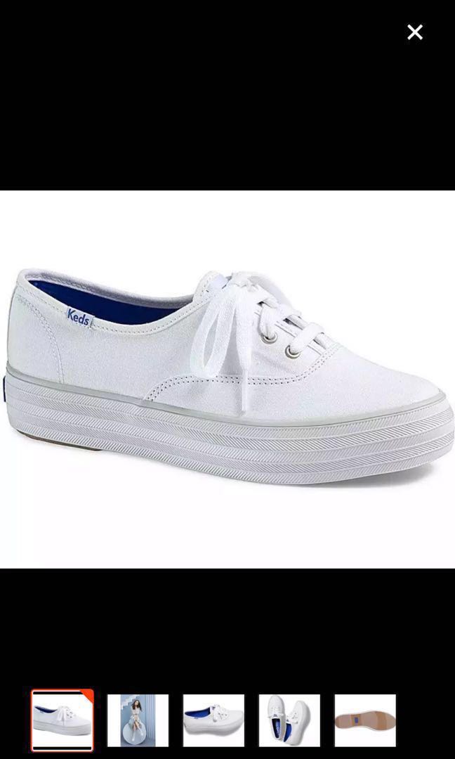 keds triple seasonal solids white