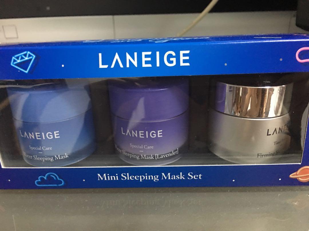 Laneige Mini Sleeping Mask Set, Beauty & Personal Care, Face, Face Care