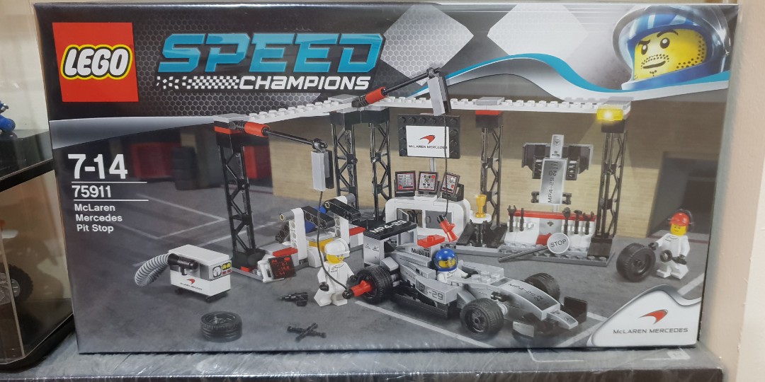 lego mclaren mercedes pit stop