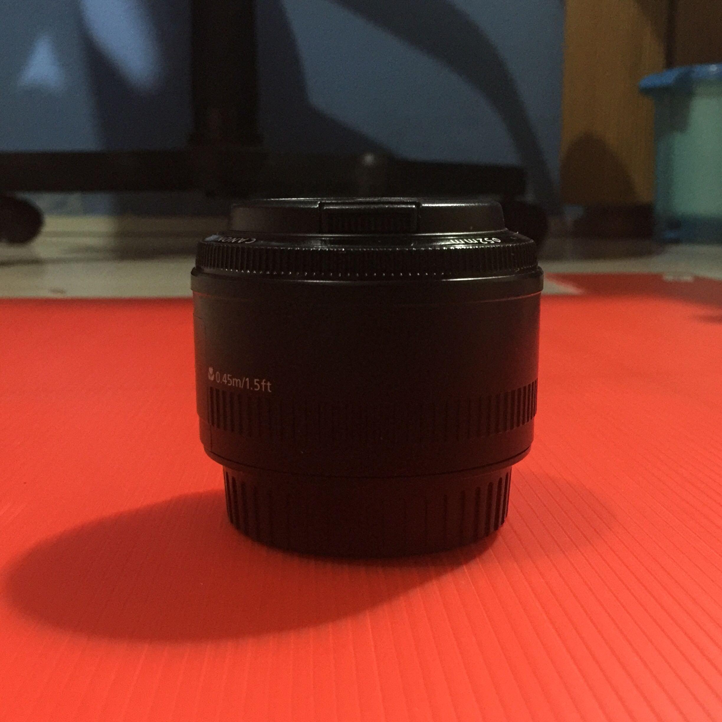Lensa Fix Canon Ef 50mm F1 8 Ii Photography On Carousell
