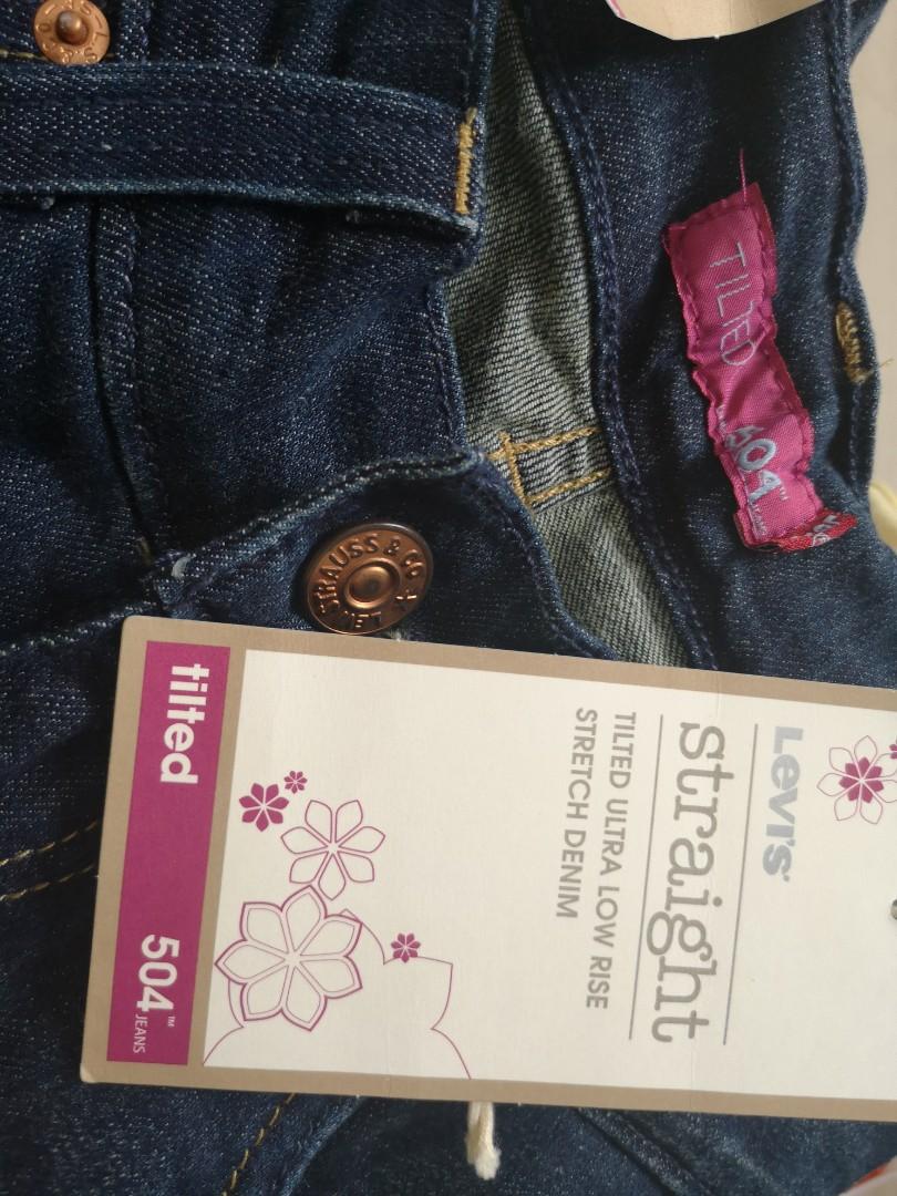 Levi's ultra low rise top jeans