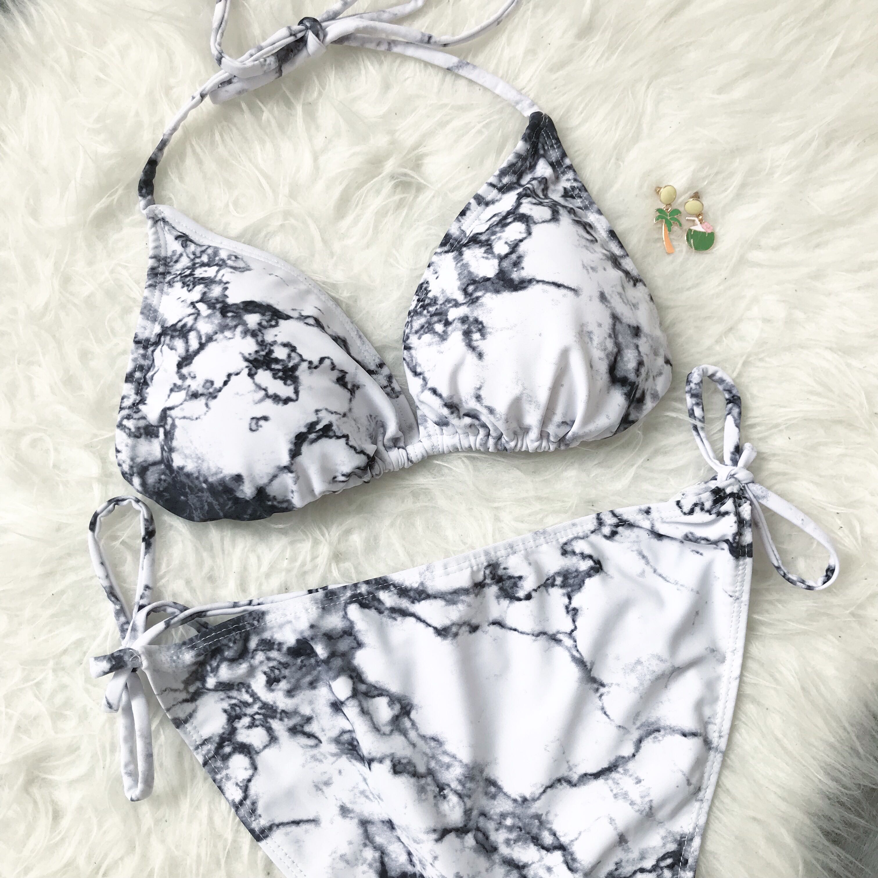 marble bikini