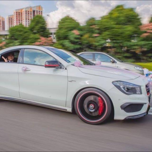 Mercedes Cla45 Amg Sports Coupe 4 Door Wedding Car For Rent Cars Car Rental On Carousell