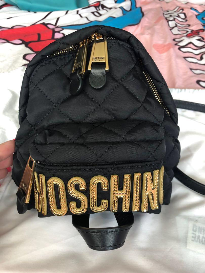 Moschino Mini Backpack, Luxury, Bags & Wallets on Carousell