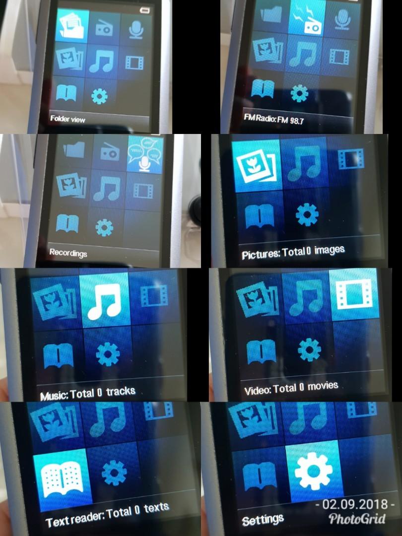 Preloved Philips GoGear Ariaz MP4 player (8GB w builtin speaker