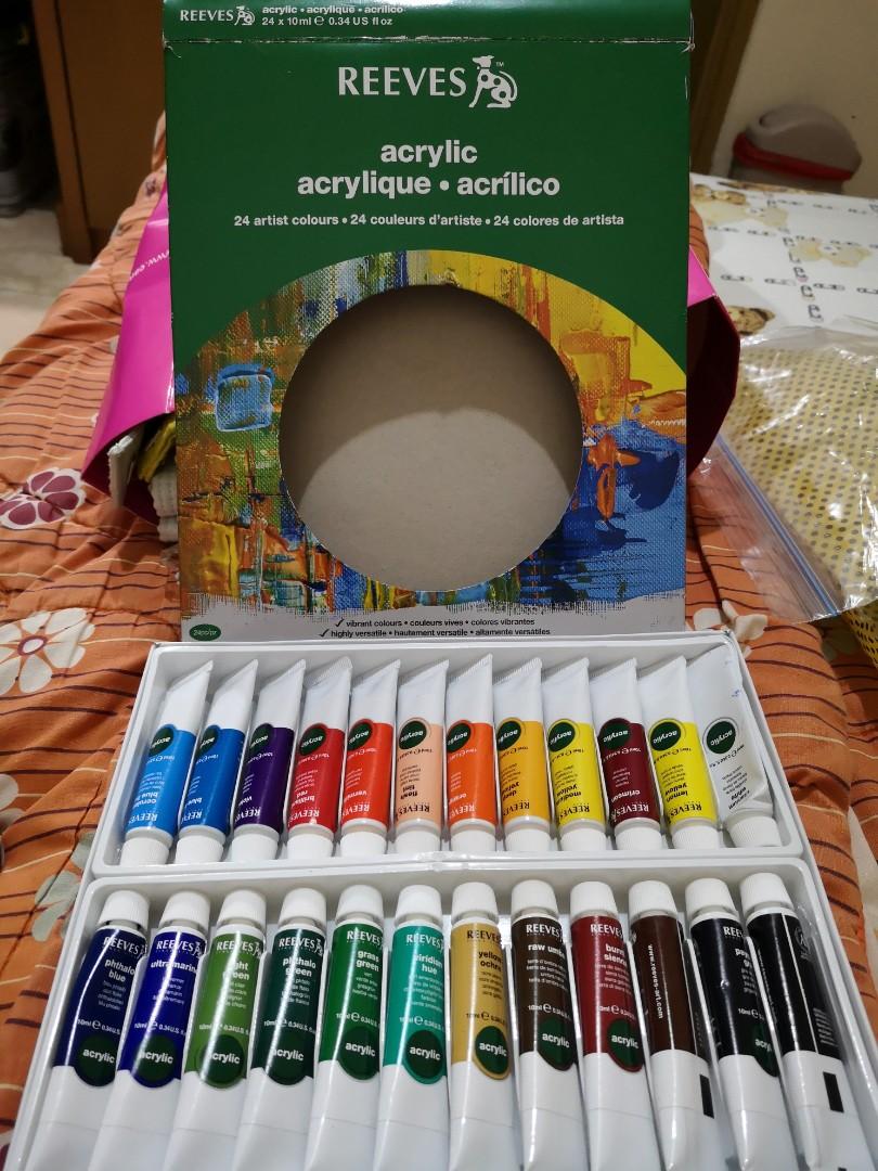 Reeves Acrylic Paint Cat Akrilik Desain Kerajinan Tangan Karya Seni Di Carousell