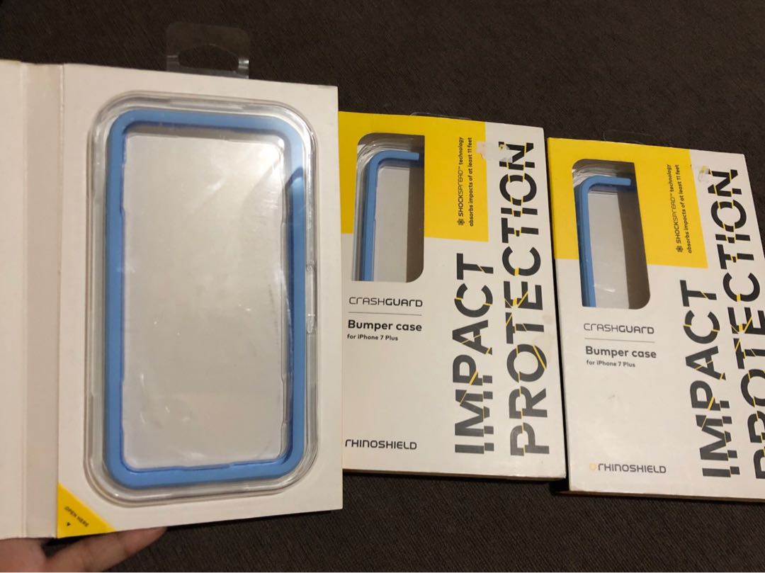 RHINOSHIELD CRASHGUARD (BUMPER CASE)FOR iPHONE 7 PLUS, Mobile Phones