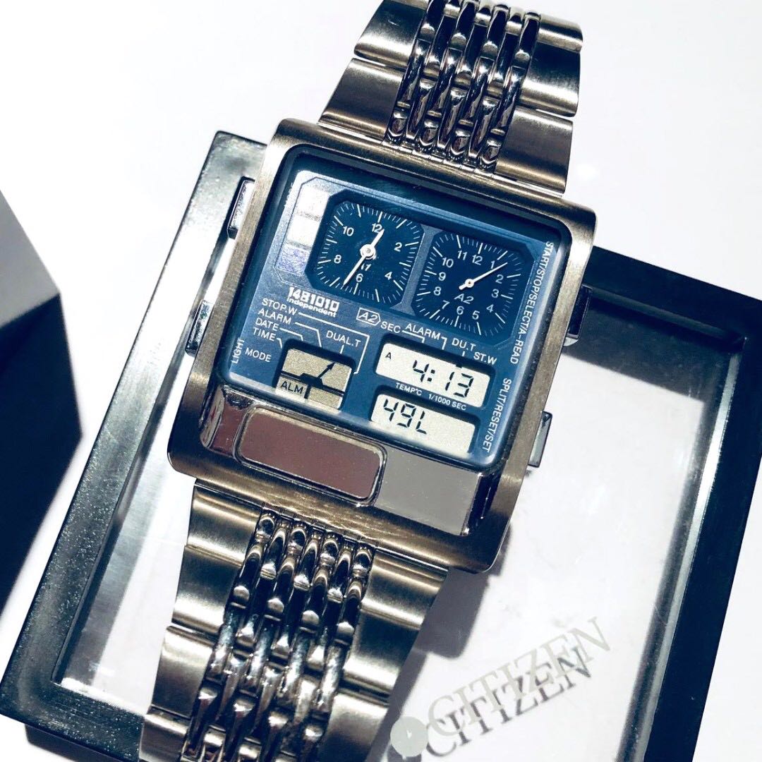 citizen retro digital watch