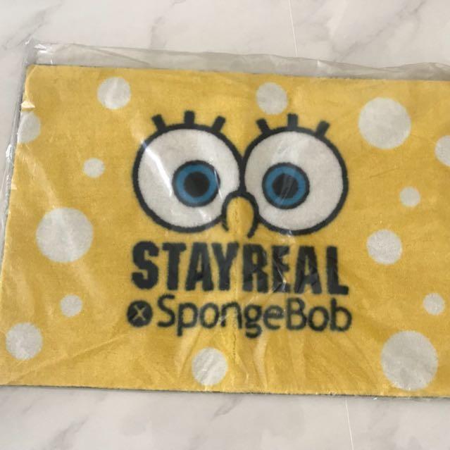 Spongebob Stayreal Floor Mat, Furniture & Home Living, Home Decor