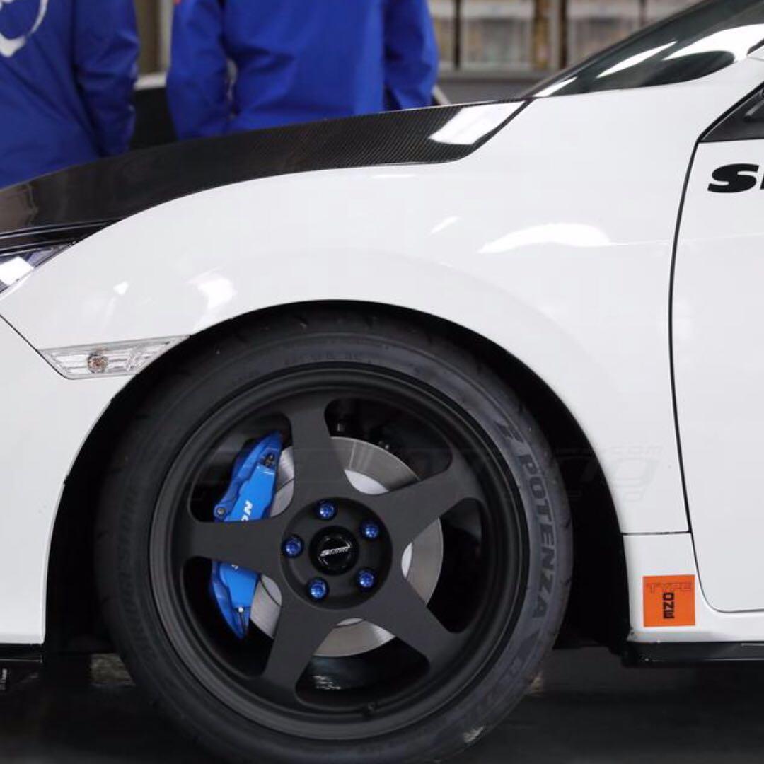 Spoon Sports Racing Lug Nuts Blue/ Red M12x 1.5 for Honda, Car