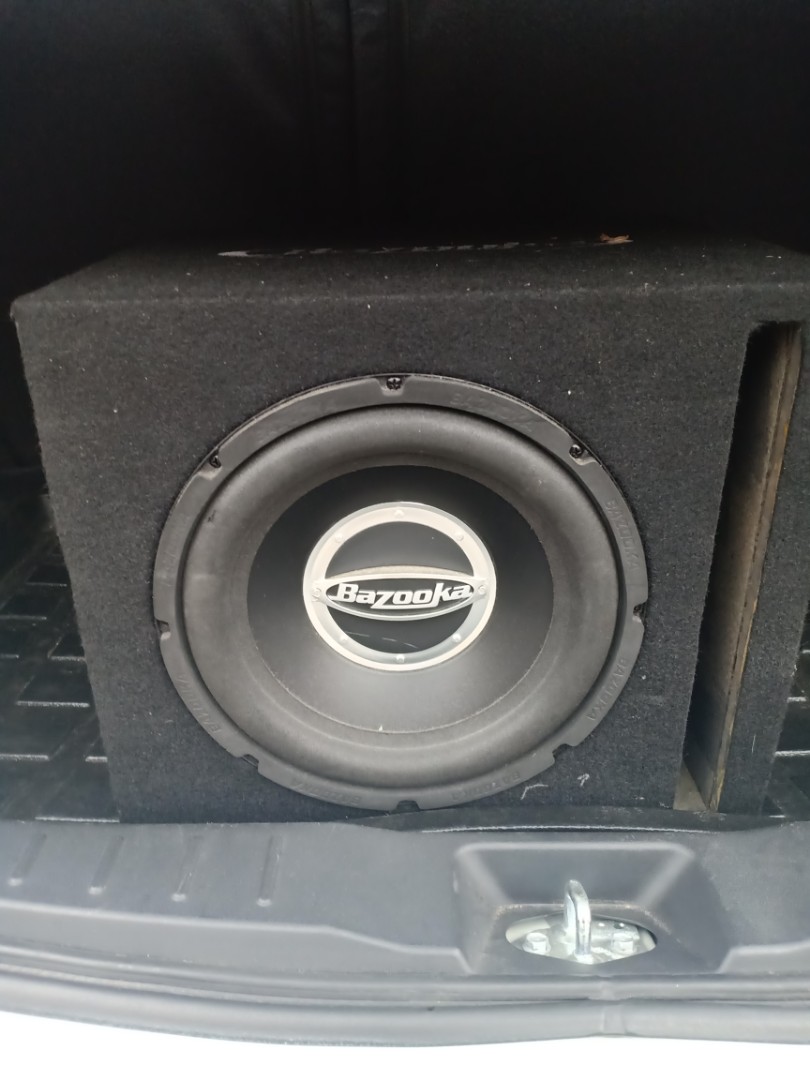 Subwoofer bazooka clearance 12