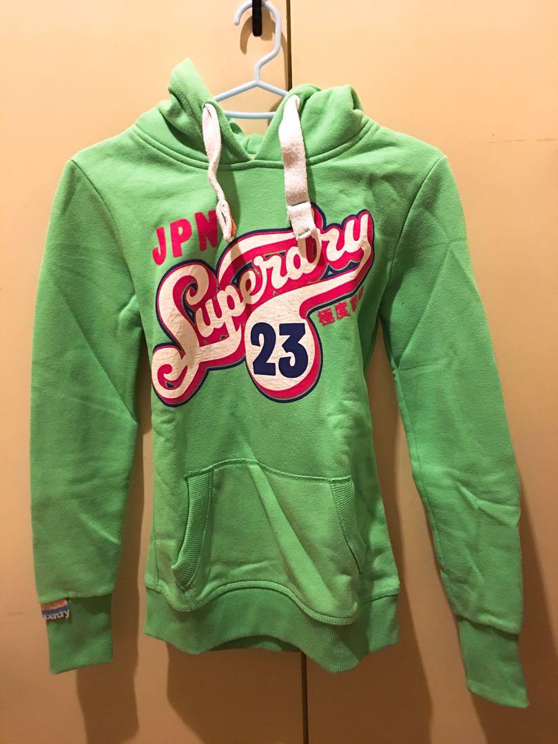 superdry mint green hoodie