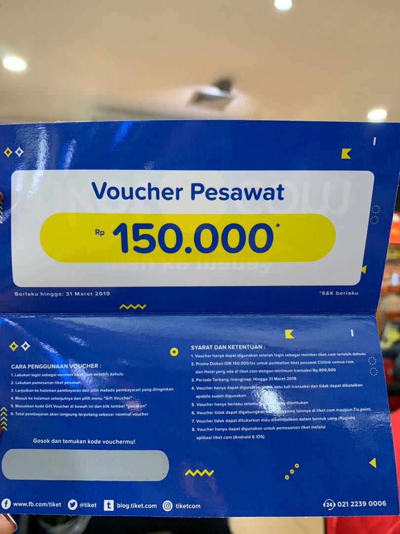 Tiket Com Voucher Pesawat Hotel Idr 150 000 Tiket Voucher Kartu Hadiah Voucher Di Carousell Busonlineticket voucher januari 2021 indonesia. tiket com voucher pesawat hotel idr 150 000
