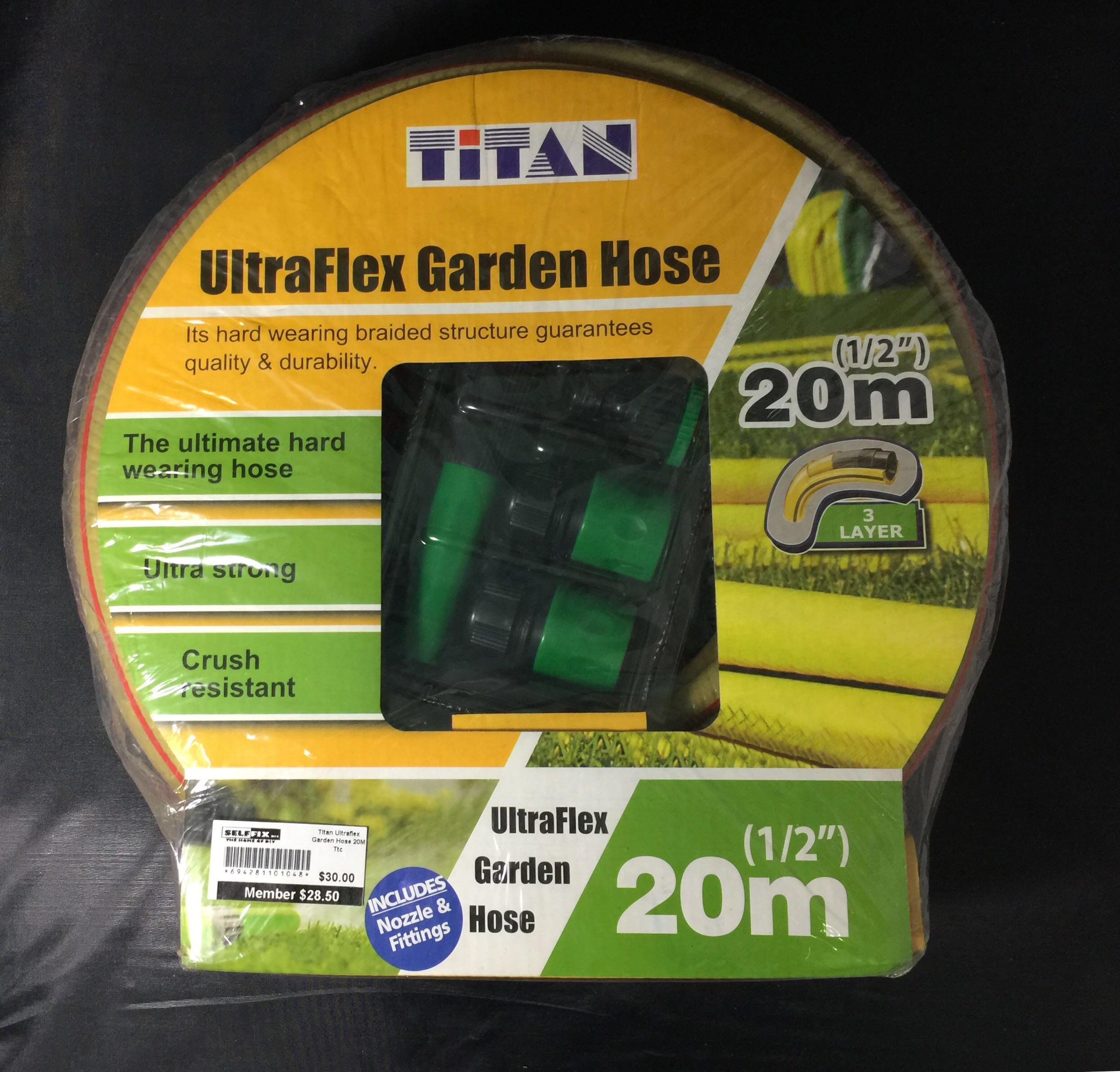 Titan Ultraflex Garden Hose 20 M Home Appliances Cleaning Laundry On Carousell