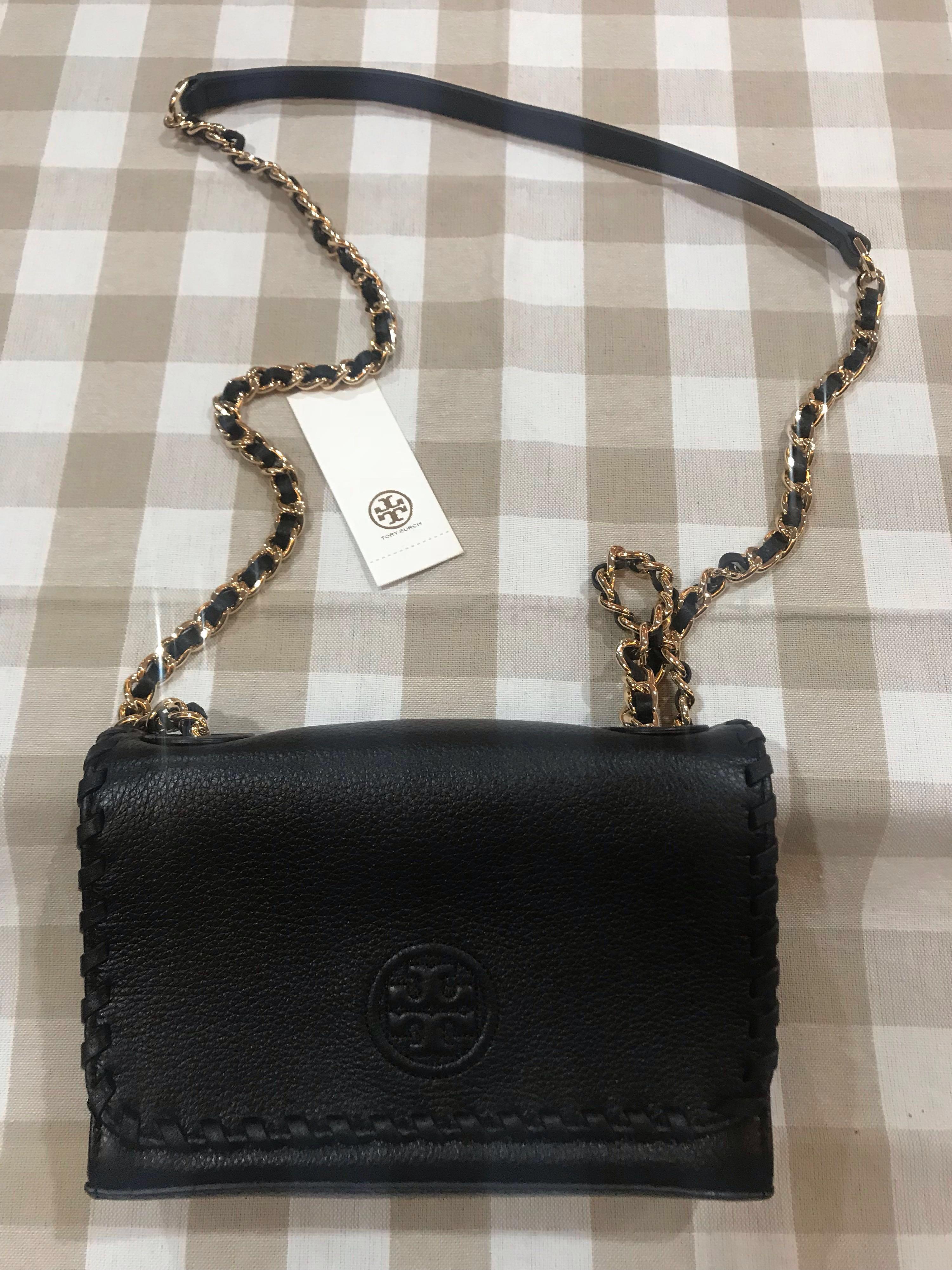 Tory burch marion shrunken shoulder bag clearance