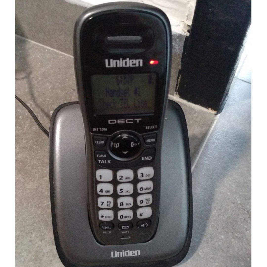 Uniden Dect Cordless phone (AS1002-MG), Audio, Other Audio Equipment on ...