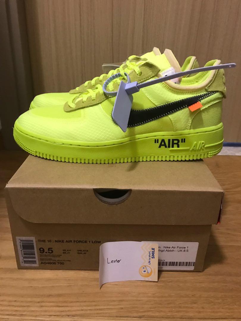 off white forces green