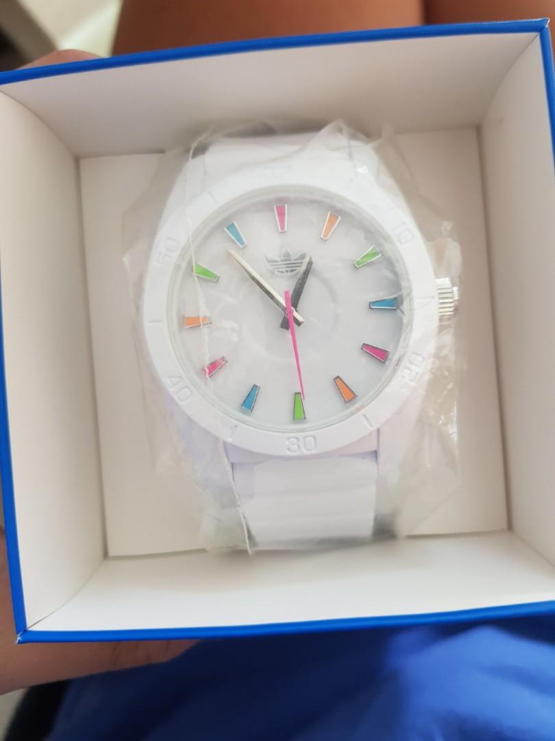 white adidas watch womens