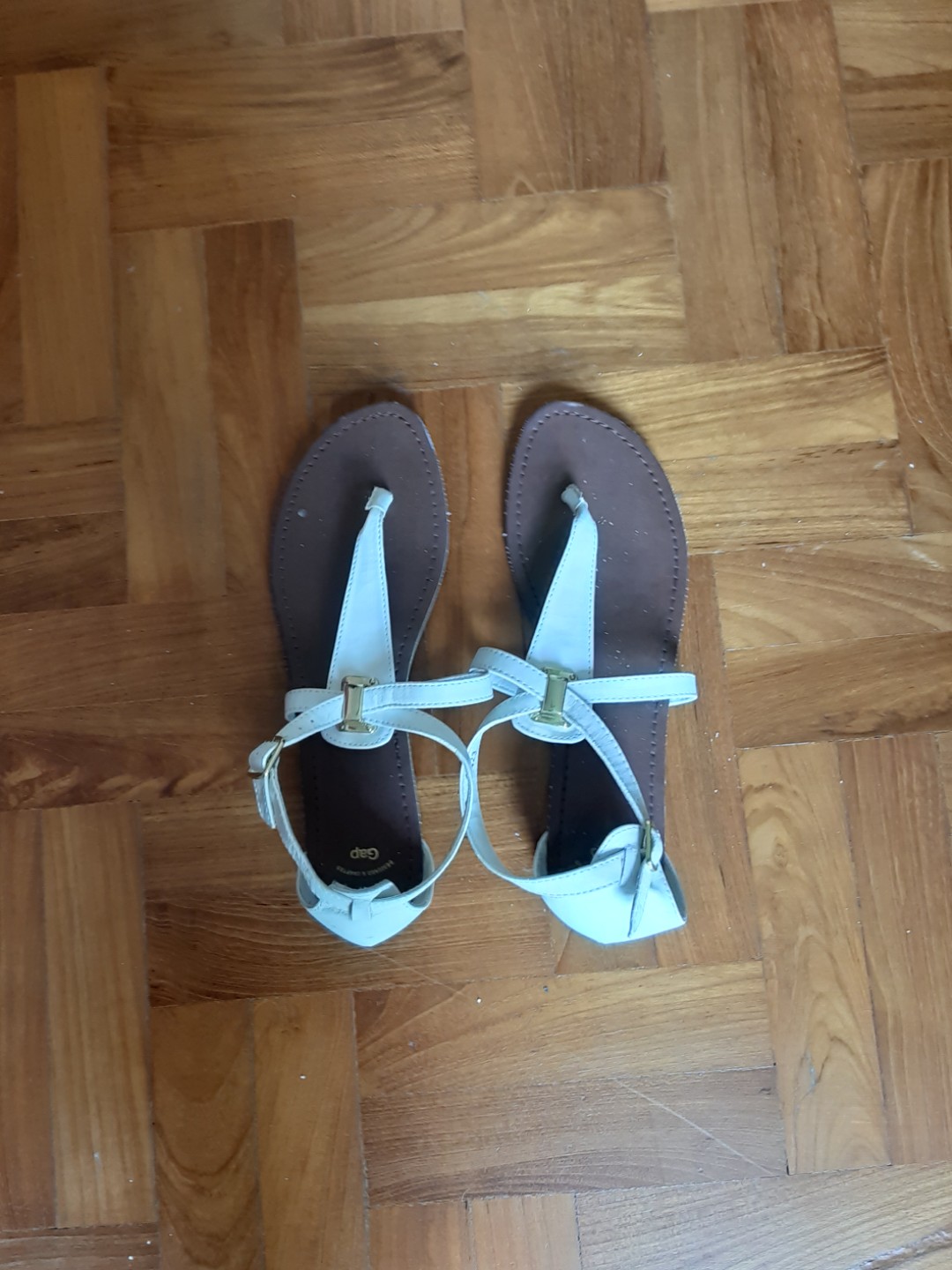 gap gold sandals