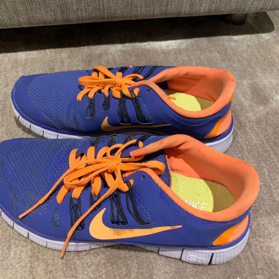 Women Nike Free 5.0 Violet Blue Orange 