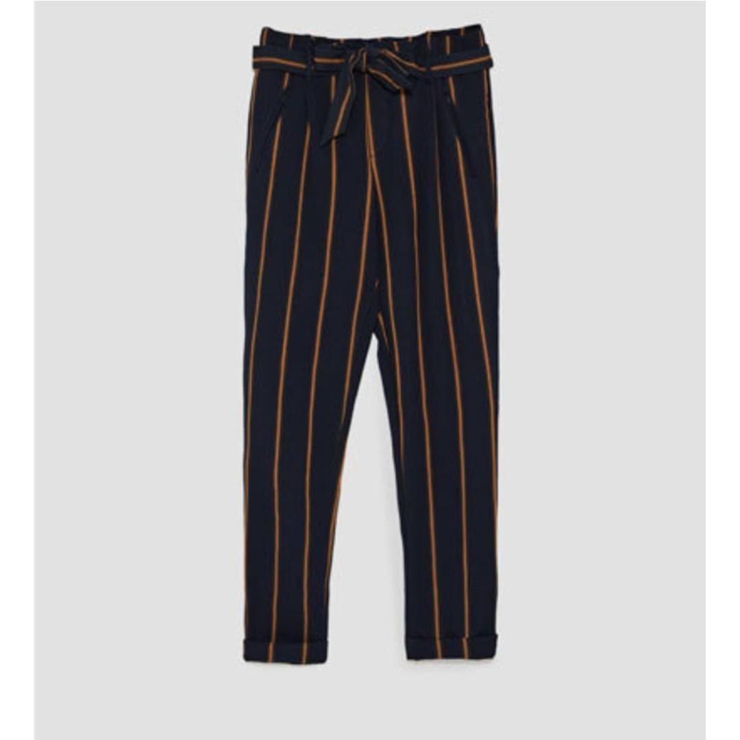 zara cigarette pants