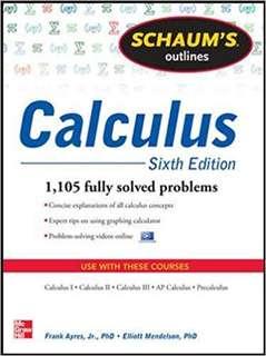 Calculus Sixth Edition - Schaum’s oulines