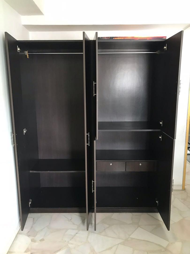 2nd Hand Wardrobe Furniture Shelves Drawers On Carousell